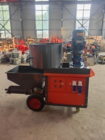 Pistolet pulvérisateur à double piston diesel, neuf et d'occasion, pour application de mortier et de plâtre à usage domestique