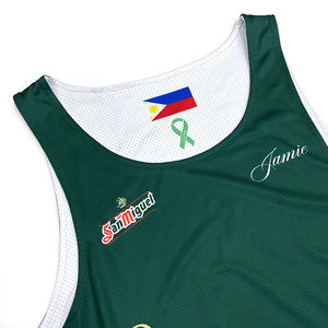 Fabricants de maillots de basket-ball réversibles personnalisés gilet de basket-ball en maille à séchage rapide respirant de conception de sublimation bon marché - Product Image 4