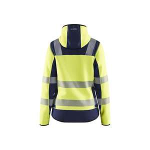 BLAKLADER - 496721203389XXXL Chaqueta de punto Hi-Vis para mujer Amarillo/Azul marino-EAN 7330509696873 ROPA DE TRABAJO DE 2017 - Product Image 2