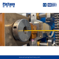Línea de Extrusión de Nylon para Chaquetas Delgadas de Fábrica para Cable de Cobre de Construcción (THHN THWN)