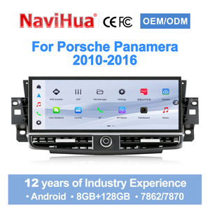 NaviHua Nuevo para Porsche Panamera 2010-2016 Pantalla Android de 12.3 Pulgadas Radio para Auto GPS Navegación Multimedia Carplay Auto Estéreo DSP - Product Image 1