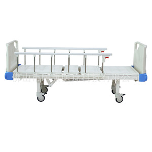 Yao Kang Manual Hospital <b>Bed</b> YK-M202 Two Function Nursing <b>Bed</b> With <b>Side</b> <b>Rails</b> And Wheels For Medical Use - Product Image 2