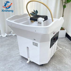 Modernes abnehmbares mobiles Haar waschbecken Verstellbares Spa-<span class=keywords><strong>Shampoo</strong></span>-Becken für zu Hause oder im Salon Tragbar für Kopf massagen - Product Image 2