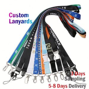 Lanière personnalisée Cadeau promotionnel Impression par sublimation en polyester Lanière de logo de marque Lanière de mode créative - Product Image 4