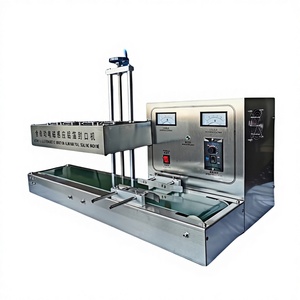 Semi - Automatic Induction Electric Aluminum Foil Cap Continuous <strong>Sealing</strong> <strong>Machine</strong> Bottles and <strong>Cans</strong> with Suitable for 15 - 130mm - Product Image 1