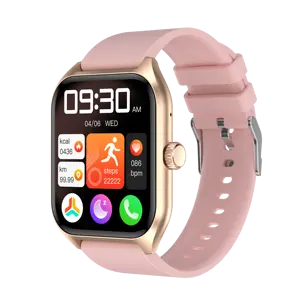 Aoke QX5 1.96 Inch Full Touchscreen Fitness Tracker Smartwatch For Women Men Compatible With IOS Android Phones Smartwatch