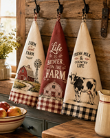 Hoshom Premium 100% Coton Serviette de Cuisine Festive Imprimée Personnalisée Linge de Cuisine Cadeau de Fêtes Faible MOQ Prix Usine OEM Vente en Gros BulkX