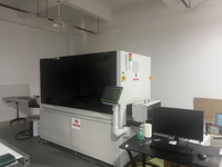 Inkjet Single Pass Digital UV Printer, kecepatan tinggi Printer bahan keras mesin cetak tutup botol USB cetak Disk