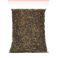 Nouvelle Arrivée Thé Noir et Rouge Jinjunmei Aiguilles d'Or Fermentées en Vrac pour la Santé et l'Amincissement, Conditionné en Sachet
