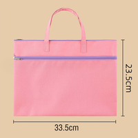Bolsa de conferencia impermeable de material Oxford de gran capacidad a precio de fábrica con bolsa de documentos con logotipo personalizado