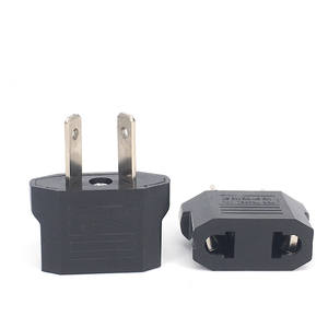 Adaptateur de prise de courant de voyage <span class=keywords><strong>EURO</strong></span> EU vers US, convertisseur de voyage, adaptateur de prise de courant europé<span class=keywords><strong>en</strong></span> vers américain - Product Image 6