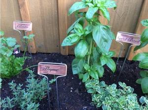 10ゲージ30パック銅金属植物ラベルはナーサリーポストを包み込みます植栽サイン園芸用品ロッカリーラベルハーブタグ - Product Image 6