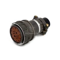 Conector Exterior a Prueba de Polvo Serie 2PM-36, Conector Hembra Recto de 20 Pines Sin Blindaje, 2PM36K20QB2
