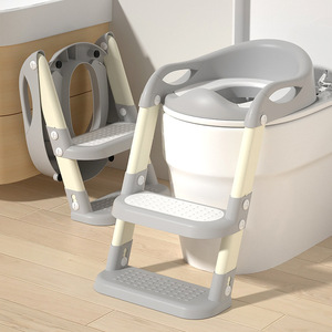 Baby Potty <strong>Seat</strong> With Ladder Potty Training plastic <strong>Toilet</strong> Kids Boys Girls baby folding <strong>Toddlers</strong> Potty Ladder - Product Image 1