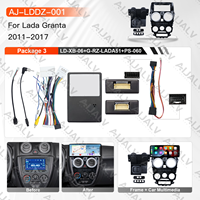 Aijia Vente en gros 12,3 pouces pour Lada Granta 2011-2017 Lecteur multimédia tactile Android Auto CarPlay GPS intégré Amplificateur