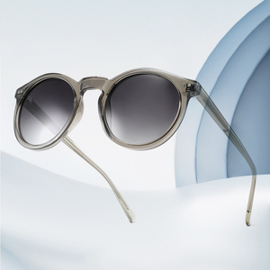 <span class=keywords><strong>Gafas</strong></span> <span class=keywords><strong>de</strong></span> <span class=keywords><strong>Sol</strong></span> Redondas Transparentes <span class=keywords><strong>de</strong></span> Acetato <span class=keywords><strong>de</strong></span> Moda para Mujer con Patillas Texturizadas Minimalistas UV400, Ideales para Parejas, Disponibles en Stock - Product Image 4