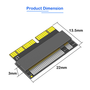 MacBookAir Pro Retina 2013 trung 2014 2015 2016 2017 NVMe/ahci SSD nâng cấp Kit A1465 A1466 M.2 NVMe SSD chuyển đổi Bộ chuyển đổi - Product Image 5