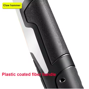 Martillo de cabeza cuadrada recubierto de plástico, personalizable OEM, con mango de fibra de vidrio y superficie texturizada, para bricolaje, martillo de succión y uso por maquinistas - Product Image 3