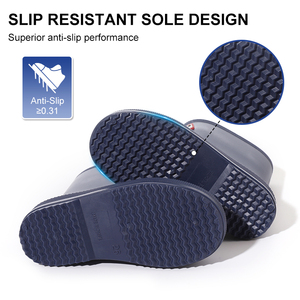 Bottes de pluie pour enfants en gros, couleur unie personnalisée, avec doublure thermique amovible - Confort chaud pour le camping en plein air - Product Image 2