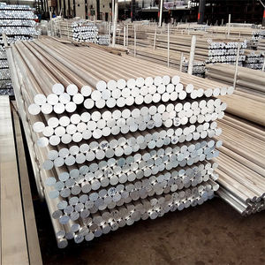 Vente en gros d'usine Profils en aluminium anodisé 6061 argentés 200 mm Matériaux de construction haute résistance Barre/tige en aluminium - Product Image 6