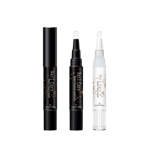Stylo à ongles en gel UV professionnel 3-en-1, <span class=keywords><strong>base</strong></span> <span class=keywords><strong>et</strong></span> <span class=keywords><strong>top</strong></span> <span class=keywords><strong>coat</strong></span>, non toxique, pour manucure DIY, salon de beauté - Product Image 1