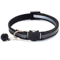 Tête de chat boucle de sécurité collier de cou de chat boucle réglable bande réfléchissante collier de chien