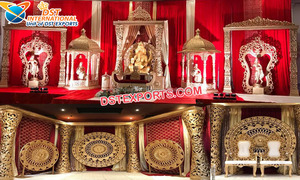 Escenario de temática de pavo real para boda, escenario único de temática de pavo real para boda, estilo abierto inspirador - Product Image 2