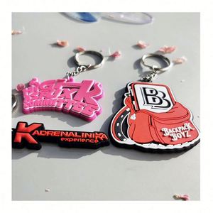 Design Wholesale Personalized Custom Logo 2D 3D Soft Pvc Keychain - Product Image 1