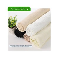 Tissu en mousseline de coton 100% biologique à 4 couches, imprimé superposé, pour bébé, vente en gros