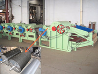 Ligne de production de recyclage des déchets textiles avec fonction d'ouverture et de nettoyage