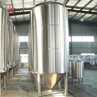 Fermenteur conique en acier inoxydable Boben, cuves sanitaires SUS304, cuves de fermentation avec chemise de refroidissement et couche isolante