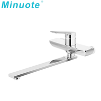 Robinet de Douche et de Lavabo Commercial Moderne à Levier Unique, Économiseur d'Eau, Eau Chaude et Froide Instantanée, Vente en Gros