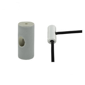 Sujetador de Cables de Porcelana Blanca Retro para Fijar Cables, Clip de Cable de Cerámica, Abrazadera de Cable de Porcelana - Product Image 5