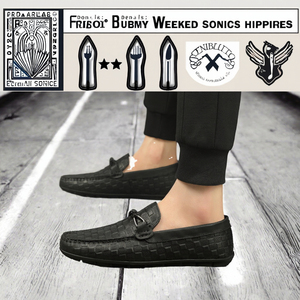 Mocassins décontractés en cuir véritable à enfiler pour hommes, pointures 36-46, semelle intérieure en EVA, semelle extérieure en caoutchouc pour la conduite en hiver/automne/printemps/été - Product Image 2