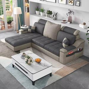 Juego <span class=keywords><strong>de</strong></span> Sofás Modernos <span class=keywords><strong>de</strong></span> Lujo en Forma <span class=keywords><strong>de</strong></span> L para Sala <span class=keywords><strong>de</strong></span> Estar, <span class=keywords><strong>de</strong></span> Tres o Cuatro Plazas, con Relleno <span class=keywords><strong>de</strong></span> Esponja y Diseño <span class=keywords><strong>de</strong></span> Tela, al <span class=keywords><strong>Mejor</strong></span> Precio - Product Image 3