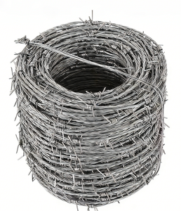 Fil <span class=keywords><strong>barbelé</strong></span> galvanisé à chaud de fabrication usine, rouleau de clôture pour ferme, protection de sécurité – Vente chaude - Product Image 1
