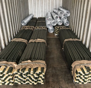 Malla de Alambre Galvanizado por Inmersión en Caliente de 3 mm, 50x50 mm, Rollos de 6 pies y 50 pies, Malla de Ciclón con Recubrimiento de PVC, Valla de Eslabones de Cadena en Venta - Product Image 1