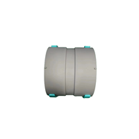 Tuyau PE d'air frais gris clair PP DN75 DN90 DN110 DN160 DN200 avec connexion directe de diamètre égal