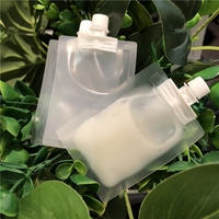 Prix abordable Mimi 5ml 10ml 30ml Sachets d'emballage liquide transparents à bec verseur, en plastique, pour cosmétiques, à fond plat