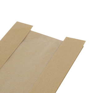Greaseproof <b>Biodegradable</b> High-End Recyclable Foldable Bread Bag Clear Window Gusset Structure for Certified Bakery Bag Vietnam - Product Image 3