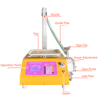 YIMUPACK YMH1 pompe à engrenages semi-automatique commande numérique 5-5000g bouteille pesant la machine de remplissage cosmétique pour les liquides visqueux