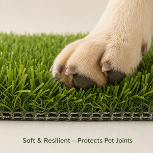 Tapis en gazon artificiel tissé résistant aux UV, adapté aux animaux domestiques, tapis synthétique doux pour patio, jardin, aire de jeux - Product Image 3