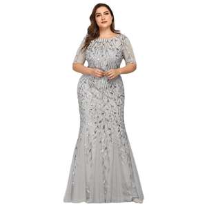 Personalizado Nueva llegada de encaje Floral Maxi Formal Fiesta Vestido de noche <span class=keywords><strong>Prom</strong></span> Vestidos largos de baile Vestido de novia - Product Image 1