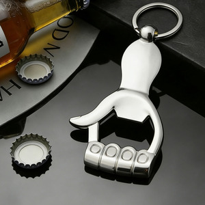 Apribottiglie Creativo Personalizzato in Metallo a Forma di Bottiglia, Portachiavi Regalo per Feste, Ristoranti, Bar e Chiavi dell'Auto - Product Image 2