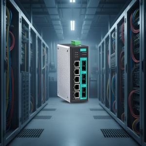 Moxa EDS-408A-3M-SC สวิตช์อีเธอร์เน็ตอุตสาหกรรมแบบติดตั้งบนราง DIN 8 พอร์ต - Product Image 3