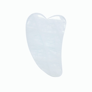Pierre de massage en cristal blanc pour lifting du visage, thérapie Gua Sha, quartz clair, Gua Sha pour le visage - Product Image 1