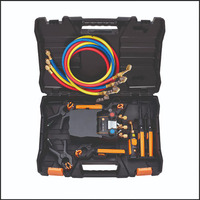 Kit Inteligente Testo 550s 0564 5503 en Oferta con Mangueras de Llenado - Manómetro Digital Inteligente con Sondas de Temperatura Inalámbricas
