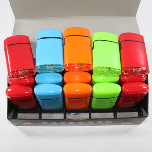 Briquet de camping classique personnalisé avec logo, coupe-vent, rechargeable, portable, à flamme directe au butane - Product Image 2