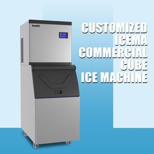 Máquina de Hielo en Cubos Comercial Inteligente de Enfriamiento Rápido y Alta Productividad para Tiendas de Té de Burbujas y Bares - Product Image 3