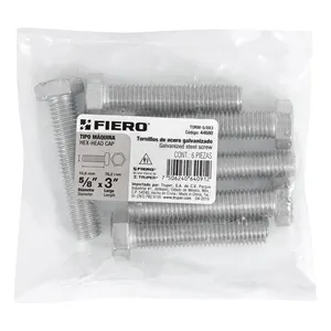 FIERO 6 5/8 'X 3' macchina viti scatola con 1 unità di alta qualità del sacchetto viti - Product Image 4